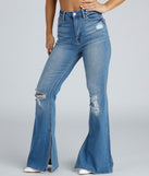 Total Flare High-Rise Distressed Jeans provides a stylish start to creating your best summer outfits of the season with on-trend details for 2023!