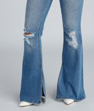 Total Flare High-Rise Distressed Jeans provides a stylish start to creating your best summer outfits of the season with on-trend details for 2023!