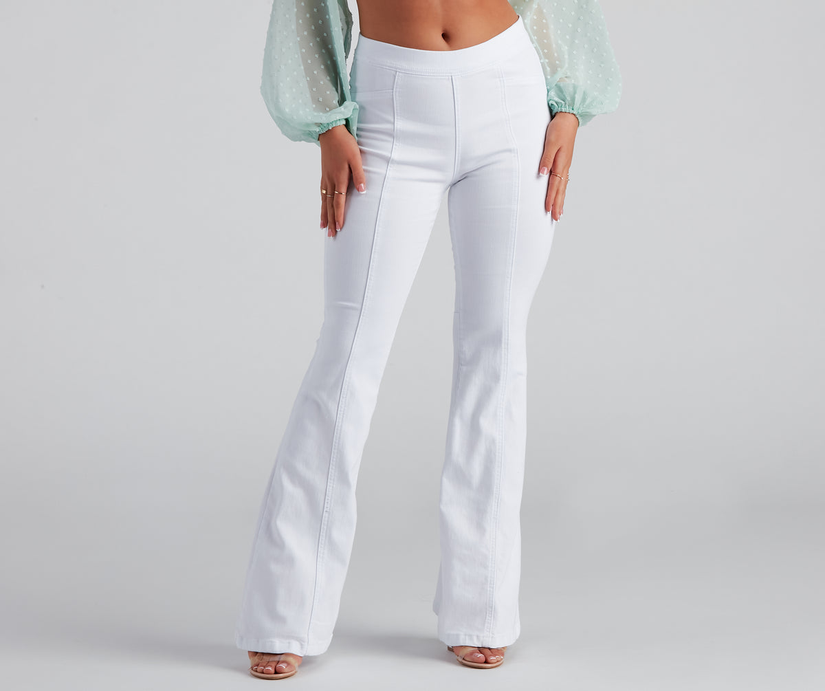 Rue21 Plus White High Rise Ultimate Stretch Jeggings