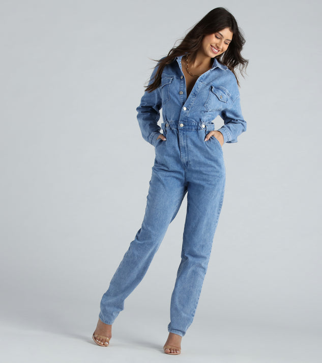Amazon.com: Womens Button Adjustable Straps Jean Jumpsuit Bib Overall Soft  Stretch Long Pants Denim Bib Romper with Pockets Boho Fashion Boyfriend  Style Sleeveless Dressy Jumpsuit Vintage Straight Jeans Overalls :  Clothing, Shoes