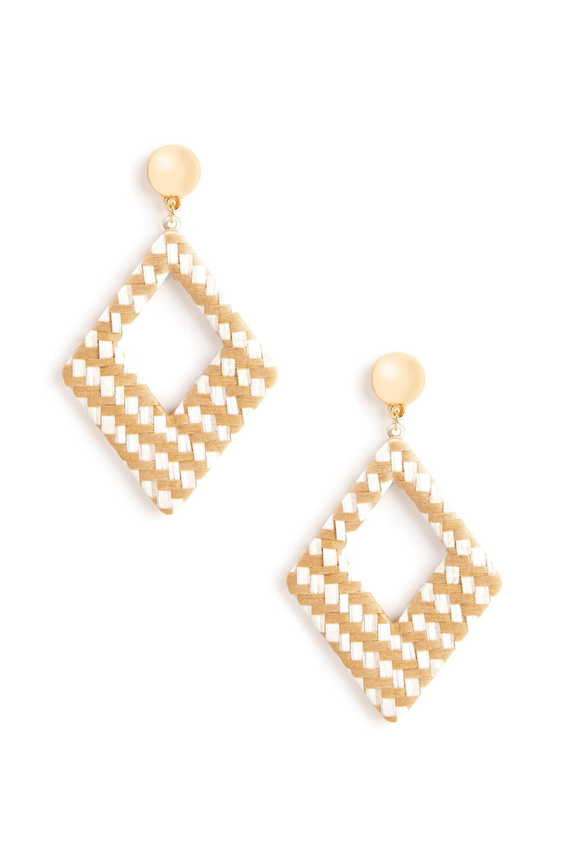 Stunning Woven Diamond Earring