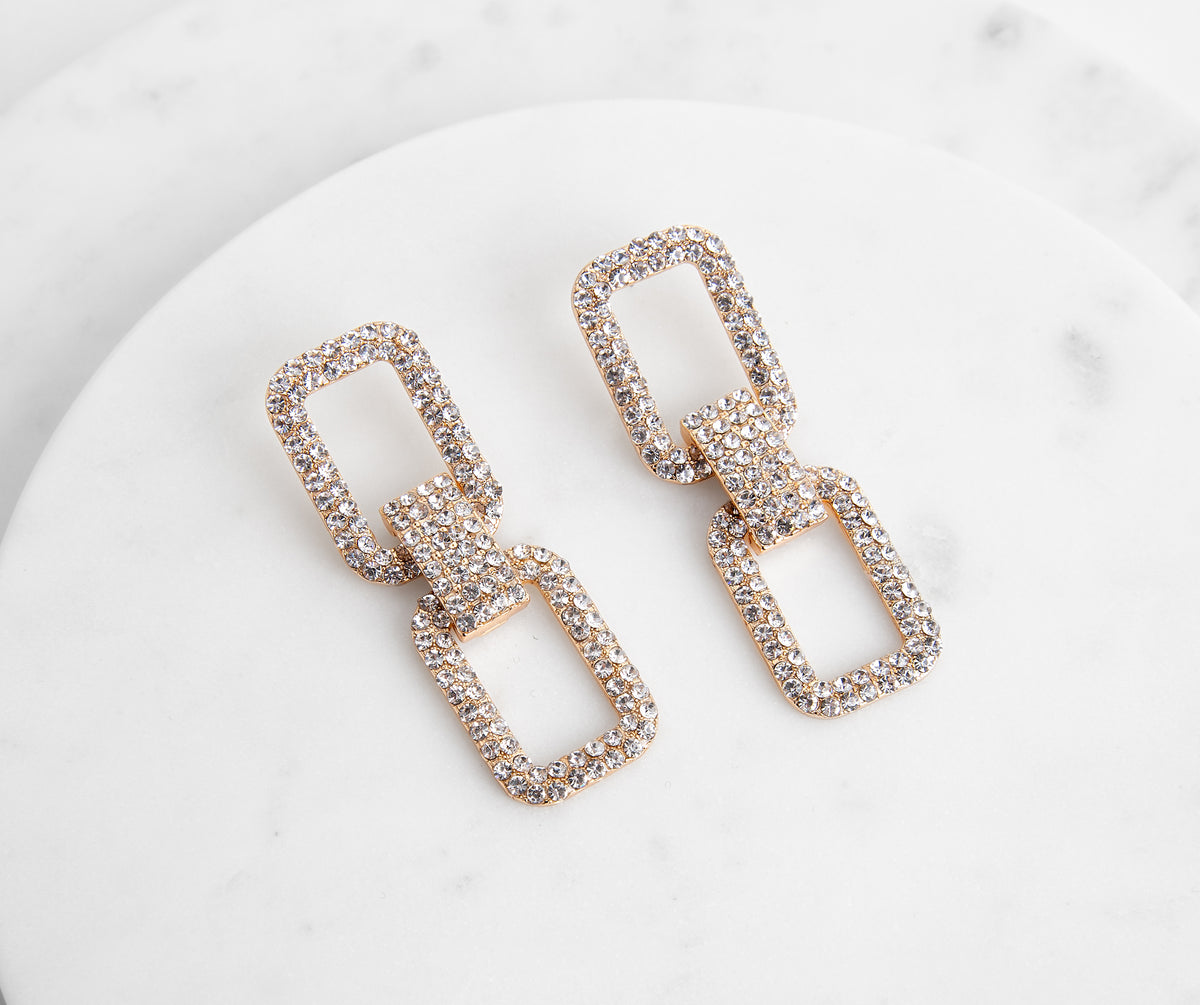 Linked In Rhine Statement Earrings