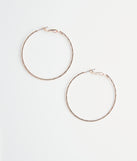 Tiny & Textured Shimmer Hoops is a fire pick to create a concert outfit, 2024 festival looks, outfits for raves, or to complete your best party outfits or clubwear!