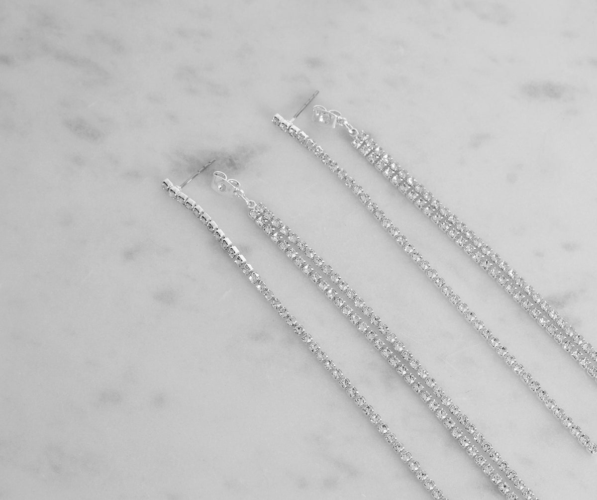 'Till Dawn Long Rhinestone Linear Dusters