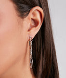 Chain To Chain Three Earrings Set is a trendy pick to create 2023 festival outfits, festival dresses, outfits for concerts or raves, and complete your best party outfits!