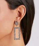 Of-The-Moment Glam Door Knocker Earrings