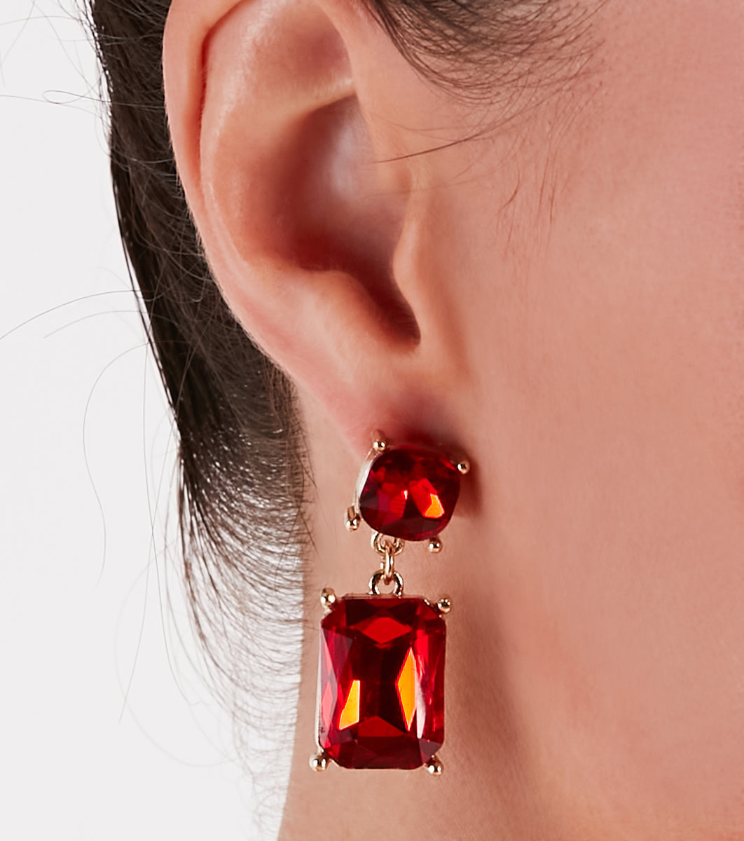 Precious Style Gemstone Earrings