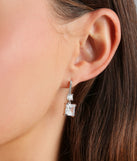 Simply Gorgeous Cubic Zirconia Drop Earrings