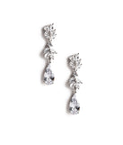 Statement Cubic Zirconia Teardrop Earrings