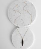 Long Marble Pendant