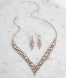 Glam And Glitz Necklace And Earring Set