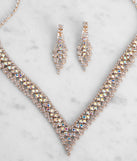 Glam And Glitz Necklace And Earring Set