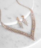 Glam And Glitz Necklace And Earring Set