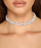 Gorgeous And Chic Rhinestone Choker Necklace is the perfect Homecoming look pick with on-trend details to make the 2023 HOCO dance your most memorable event yet!