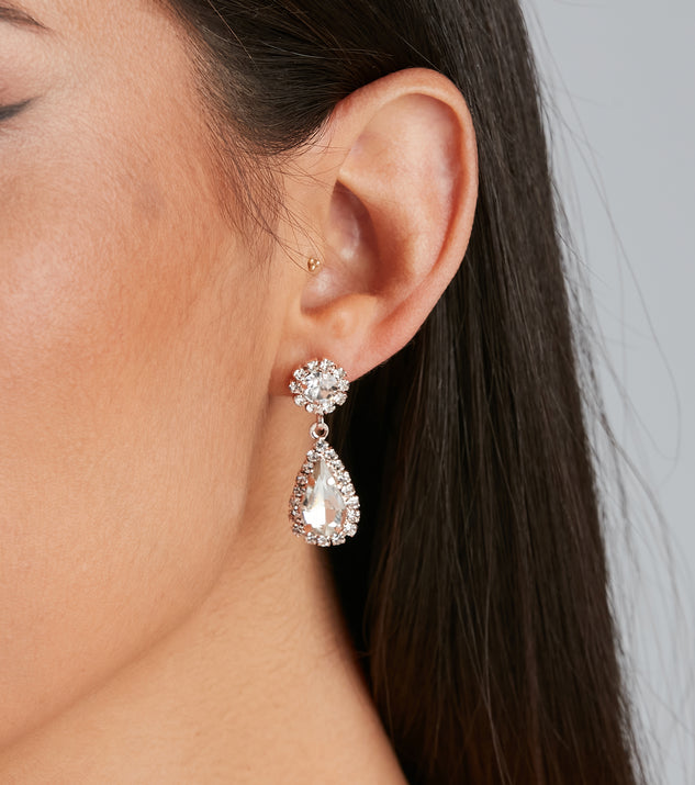 White and Black Heart Rhinestones Post Earrings – Nicki Lynn Jewelry