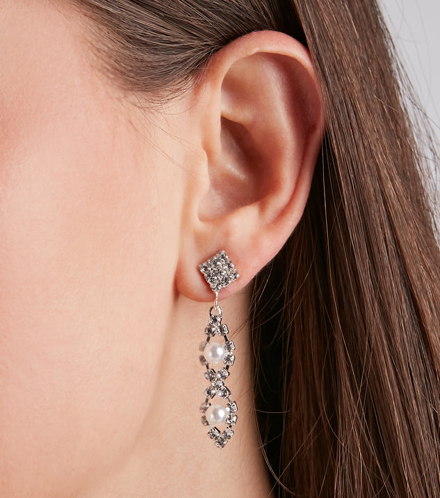 Shop Saint Laurent Constellation Earrings In Crystal And Metal | Saks Fifth  Avenue