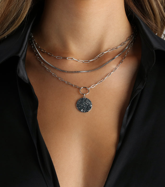 Charmed By You Layered Chain Necklace