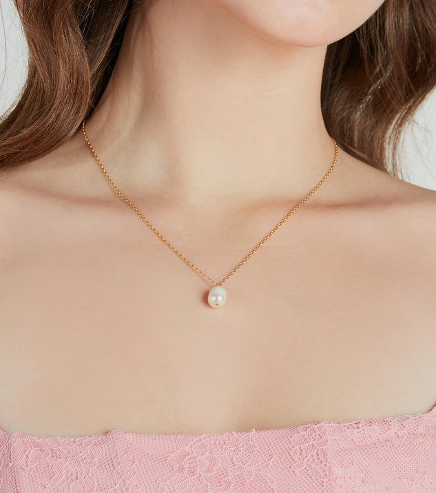 Pearl Charm Necklace