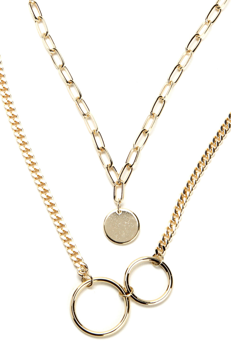 Double O Ring Necklace