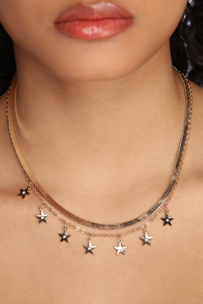Star Spangled Herringbone Necklace Set