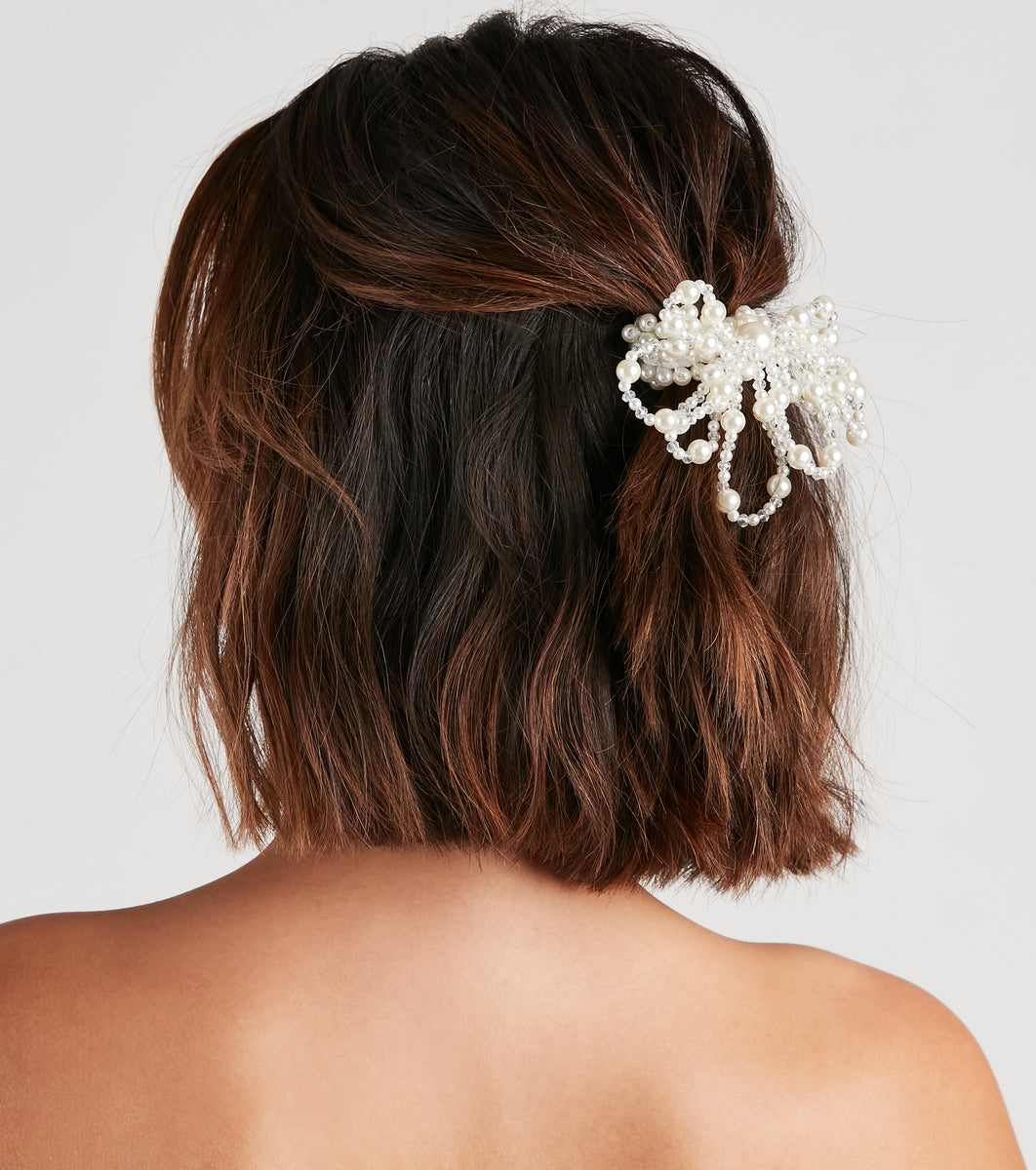 Luxe Details Pearl Elastic Band