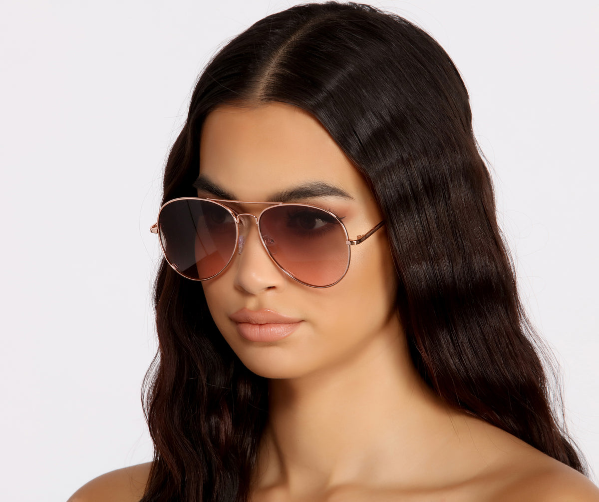 Bringing The Shade Ombre Aviators