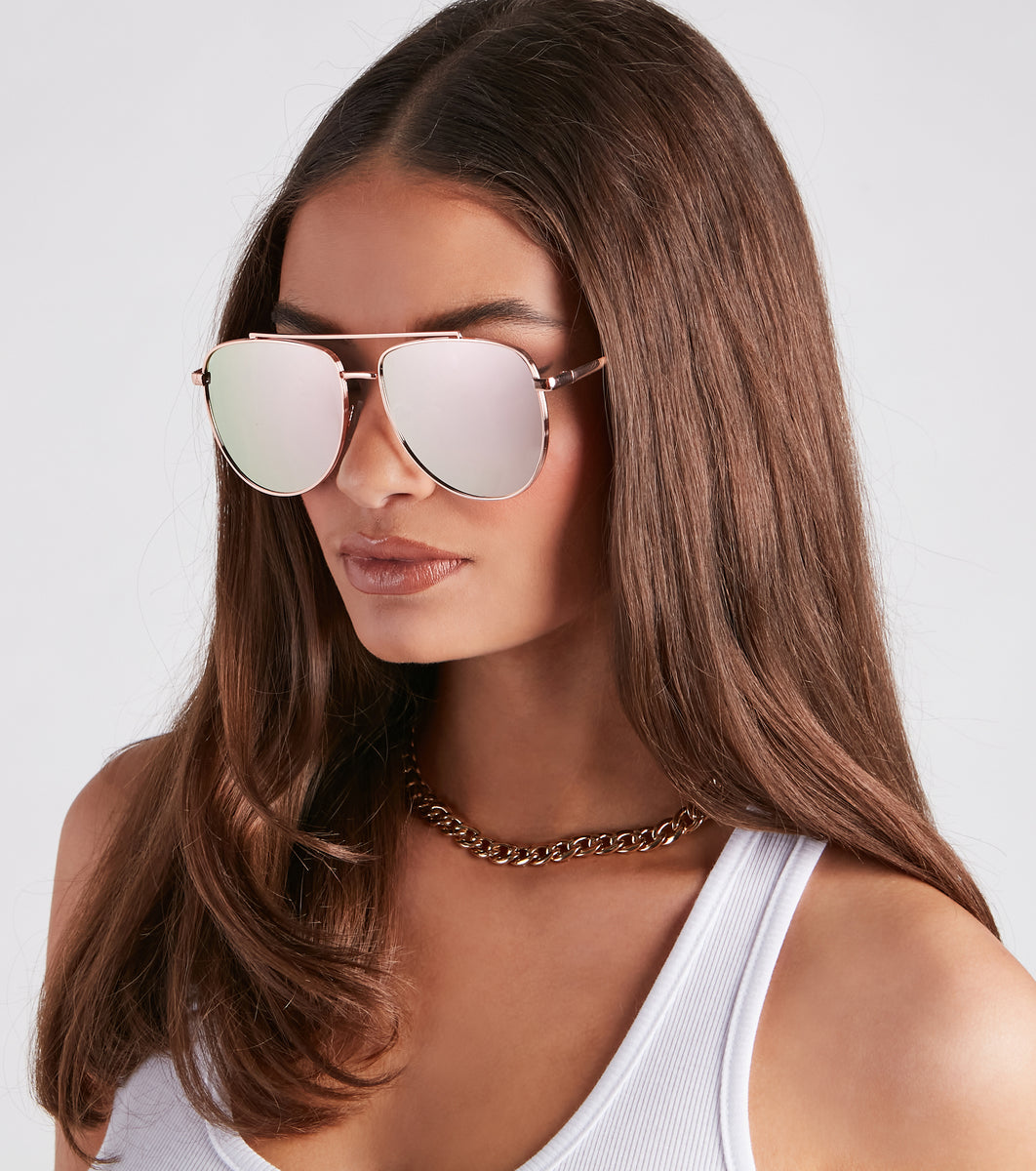 Life's A Highway Aviator Sunglasses