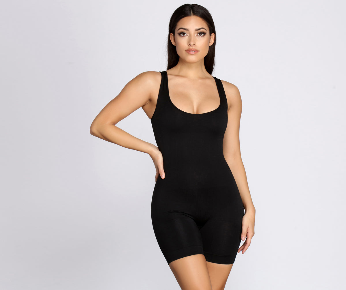H&M Stretchy and Sculpting Firm Shape Thong Bodysuit