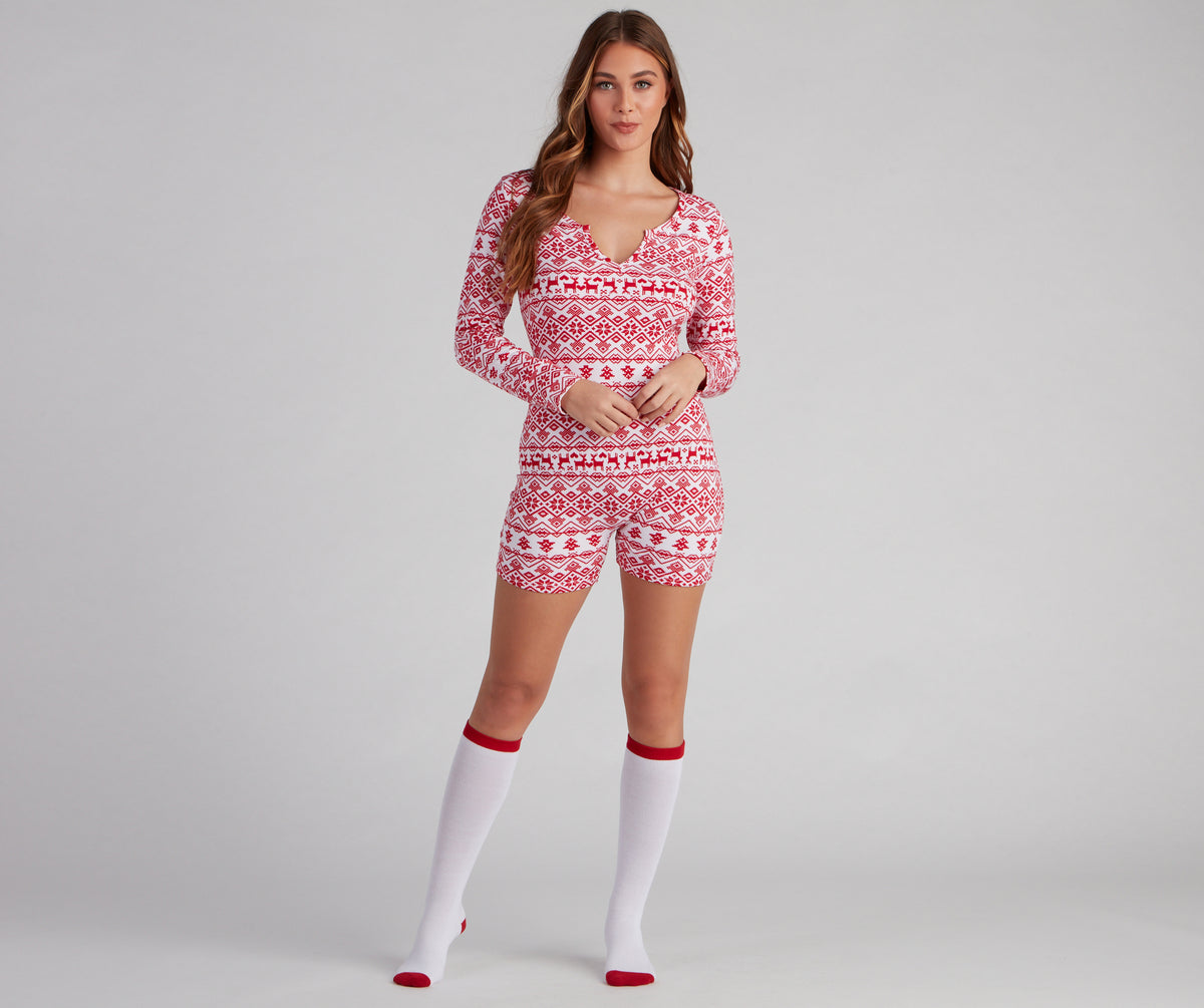 Pajama best sale romper set