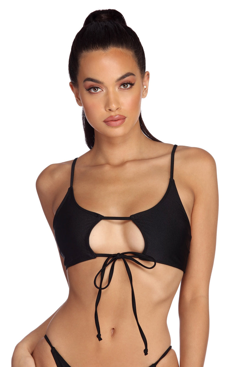 All Crossed Up Swim Top