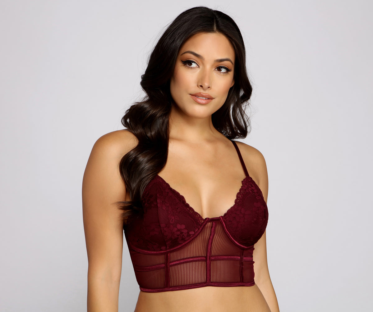 Windsor Sultry Lace Caged Bralette