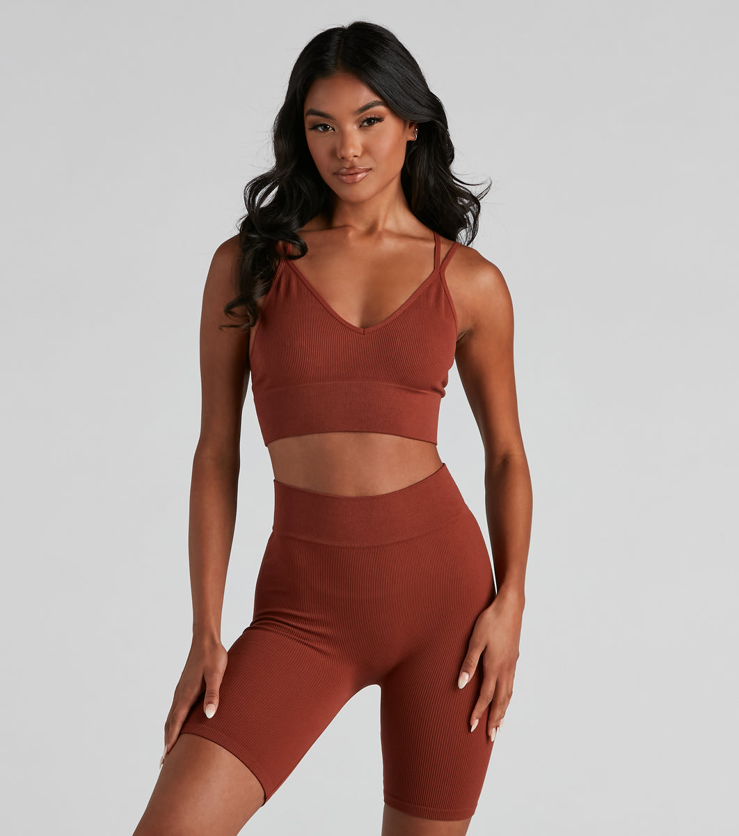 Maurices True Stretch Seamless Wide Ribbed Bralette
