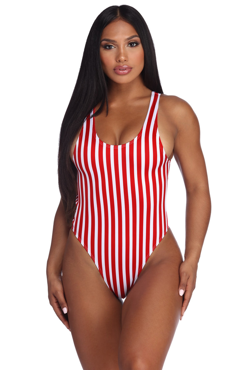 Stunner Stripes Monokini