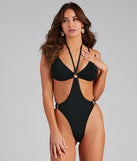 Just Add Water Caged One-Piece Swimsuit