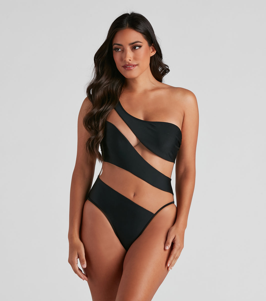 Pink The Wave Monowire One-Piece Swimsuit