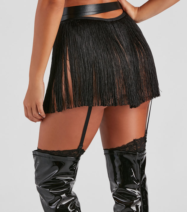 Isolde luxury fringed garter belt – Harlow & Fox