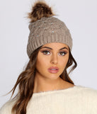 Bling Bling Knit Pom Beanie