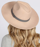 All You Need Wide-Brim Fedora Hat