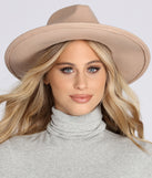 All You Need Wide-Brim Fedora Hat