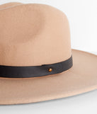 All You Need Wide-Brim Fedora Hat