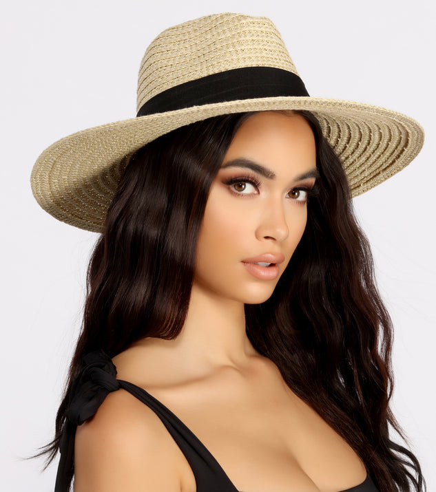 Time For A Trip Straw Panama Hat