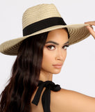 Time For A Trip Straw Panama Hat