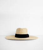 Time For A Trip Straw Panama Hat