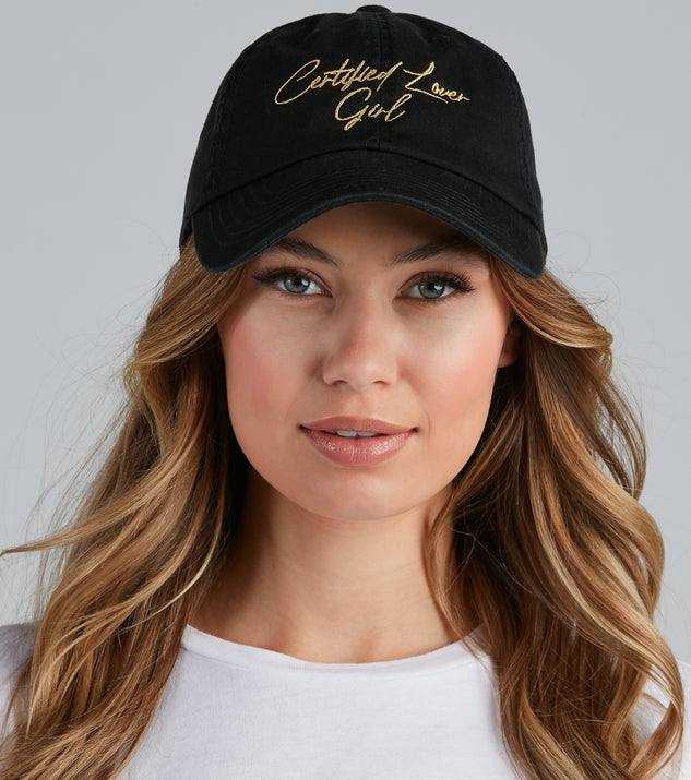 Certified Lover Girl Baseball Cap