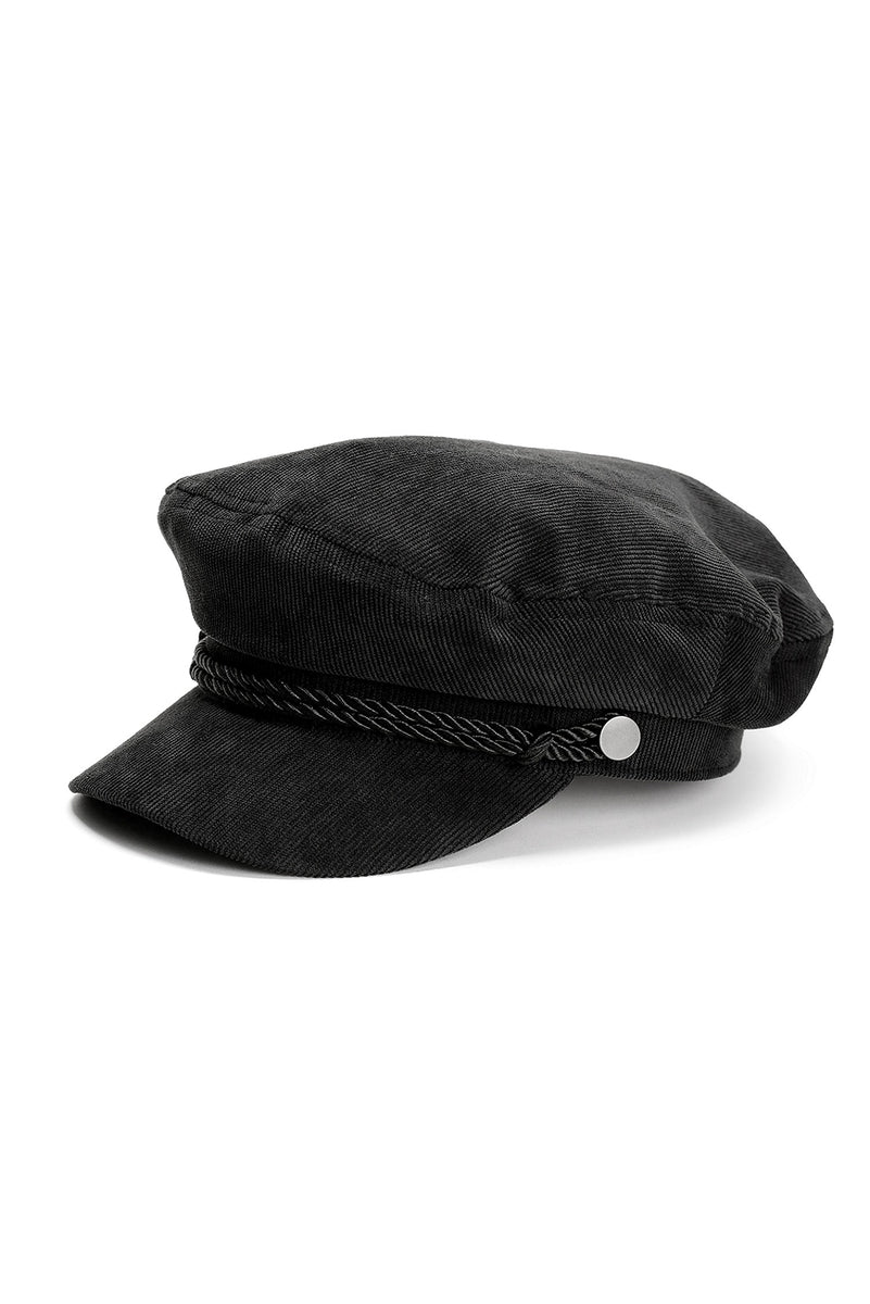 Corduroy Cabbie Hat