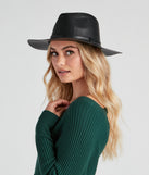 Western Chic Faux Leather Cowboy Hat is a trendy pick to create 2023 festival outfits, festival dresses, outfits for concerts or raves, and complete your best party outfits!