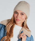 Cozy Mood Faux Fur Lined Beanie