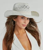 Country Girl At Heart Straw Cowboy Hat