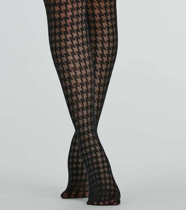 Houndstooth Tights