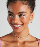 Mystical Sparkle Statement Eye And Face Gemstones for Halloween costumes 